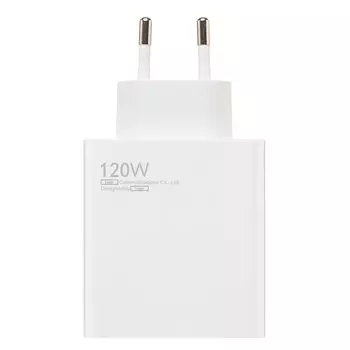 Сетевое зарядное устройство ORG 120 Вт, USB, EU, белый (222036)