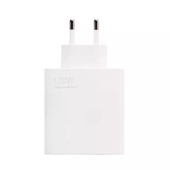 Сетевое зарядное устройство ORG 120 Вт, USB, EU, белый (221956), кабель USB Type A/USB Type C