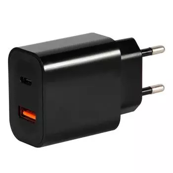 Сетевое зарядное устройство Red Line NQC-13 20Вт, USB, USB type-C, Quick Charge, PD, 3A, черный (УТ000029980)