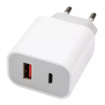 Сетевое зарядное устройство Red Line NQC-13 20W, USB, USB type-C, PD, 2.4A, белый (УТ000024925)