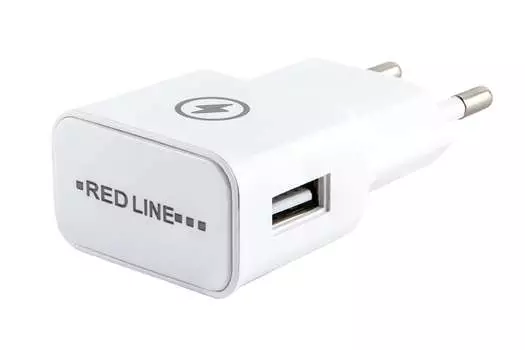 Сетевое зарядное устройство Red Line NT-1A, 1USB, 1A, белый (УТ000013625), кабель microUSB