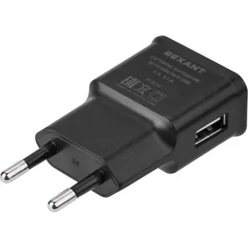 Сетевое зарядное устройство Rexant, USB, EU (16-0274)
