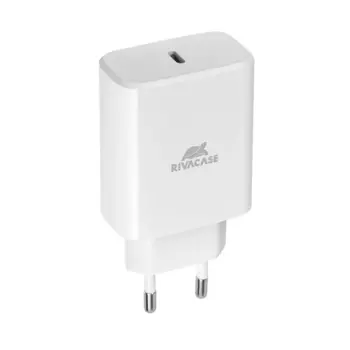 Сетевое зарядное устройство RivaCase PS4193 W00 30 Вт, EU, USB type-C, Quick Charge, PD, белый (4260709012124)