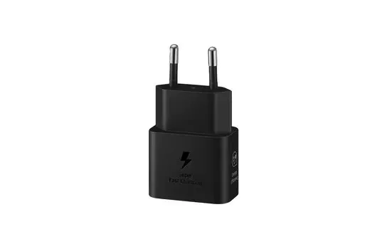 Сетевое зарядное устройство Samsung EP-T2510 25 Вт, EU, USB type-C, Quick Charge, PD, черный (EP-T2510NBEGEU)