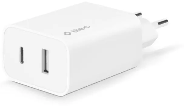 Сетевое зарядное устройство TTEC SmartCharger 12 Вт, USB, EU, USB type-C, белый (2SCS25B)