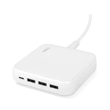 Сетевое зарядное устройство TTEC SmartCharger 65 Вт, 3xUSB, USB type-C, Quick Charge, PD, белый (2SCG02B)