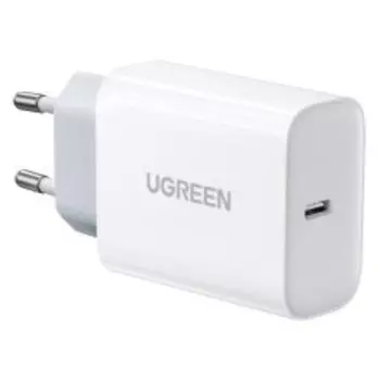 Сетевое зарядное устройство UGREEN CD127 30Вт, USB type-C, Quick Charge, PD, 3A, белый (70161)