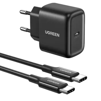 Сетевое зарядное устройство UGREEN CD250 25 Вт, EU, USB type-C, Quick Charge, PD, черный (50581_)