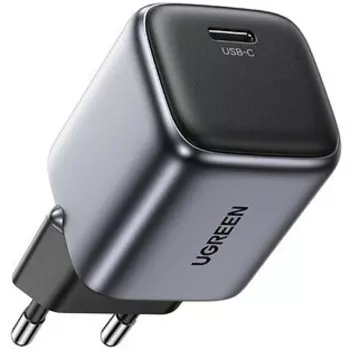 Сетевое зарядное устройство UGREEN CD318 20 Вт, EU, USB type-C, Quick Charge, PD, серый (90664)