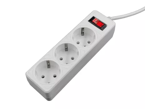 Сетевой фильтр 5bites GARDA SP3W-518, 3-розетки, 1.8 м, белый