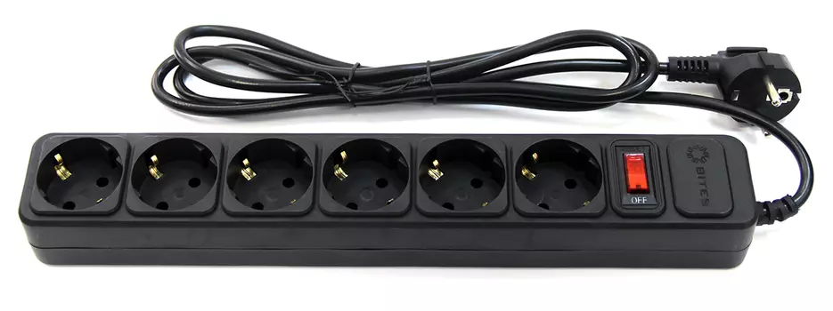 Сетевой фильтр 5bites SP6B-150, 6-розеток, 5 м, черный (SP6B-150)
