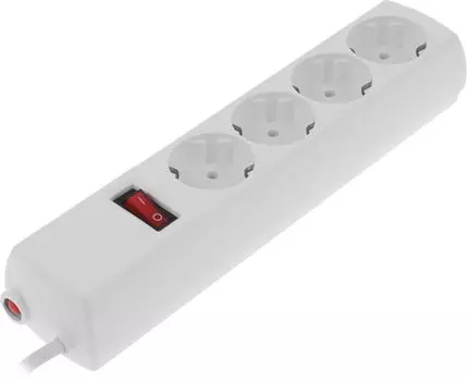 Сетевой фильтр Юнивольт, 4-розетки, 3 м, белый (00-00000387)