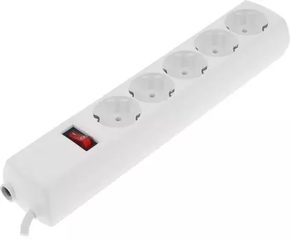 Сетевой фильтр Юнивольт, 5-розеток, 3 м, белый (00-00000406)