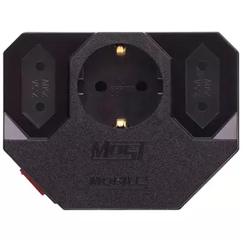 Сетевой фильтр Most Mobile MRG, 3-розетки, черный (MRG BK)