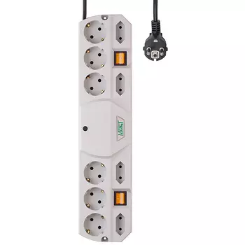 Сетевой фильтр Most Tandem TRG, 10-розеток, 2 м, белый (TRG-Б-2 М)