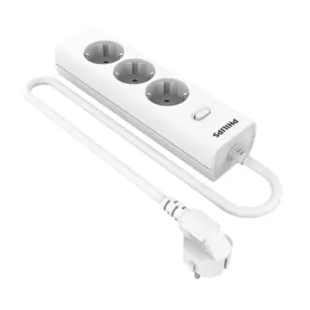 Сетевой фильтр PHILIPS, 3-розетки, 3 м, белый (CHP2135WB/51)