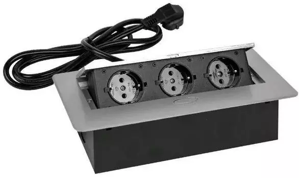 Сетевой фильтр PREMIER 3R, 3-розетки, 1.8 м, серый (PX/BL-HOR-3R-GRE)