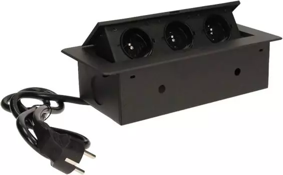 Сетевой фильтр PREMIER 3R, 3-розетки, 1.8 м, черный (PX/BL-HOR-3R-BLK)