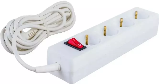Сетевой фильтр PROconnect STANDARD, 4-розетки, 5 м, белый (11-7231)