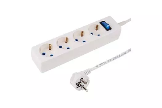 Сетевой фильтр PROconnect STANDARD, 4-розетки, 1.5 м, белый (11-7227)