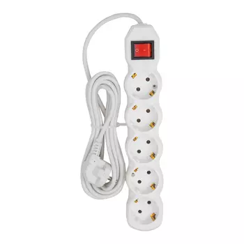 Сетевой фильтр Старт S 5x3-ZV --20 IMP, 5-розеток, 3 м, белый (00-00000671)