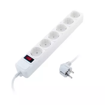 Сетевой фильтр Старт SP 6x5 ZVT, 6-розеток, 5 м, белый (00-00000027)