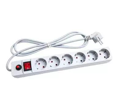 Сетевой фильтр UNIVersal, 6-розеток, 3 м, белый (967U-3003)