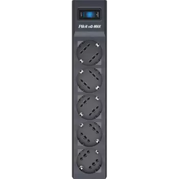 Сетевой фильтр ZIS Pilot sG-Max, 5-розеток, 5 м, графит (158)