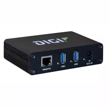Сетевой концентратор DIGI AnywhereUSB 2 Plus, RJ-45 10/100/1000M, 2xUSB 3.1, черный (AW02-G300)