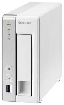 Сетевой накопитель (NAS) 0 QNAP TS-131 (1шт. Нет), слоты 1x2.5"/3.5" SATA2/3, 1xUSB 3.X, Annapurna Labs Alpine AL-214/4x1.7GHz, DDR3 1Gb, (TS-131K)