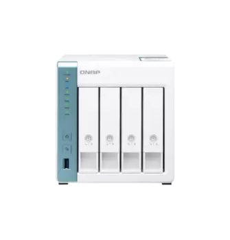 Сетевой накопитель (NAS) QNAP TS-431P3-2G, слоты 4x2.5"/3.5" SATA3, 1x1 Гбит/с + 1x2.5 Гбит/с, 3xUSB 3.X, Cortex-A15 Annapurna Labs Alpine AL-314/4x1.7GHz, DDR3 2Gb, 90W, (TS-431P3-2G)