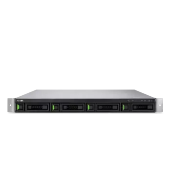 Сетевой накопитель (NAS) QSAN XCubeNAS XN3004R, слоты 4x3.5" SATA3, 2x1 Гбит/с, Intel Atom, DDR3L 4Gb, 200W, 1U, (XN3004R-EU)
