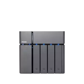 Сетевой накопитель (NAS) QSAN XN3004T-EU, слоты 5x2.5"/3.5" SATA3, 2x1 Гбит/с, HDMI, 4xUSB 3.0, Intel Celeron/4x2.2GHz, DDR3L 4Gb, (XN3004T-EU)