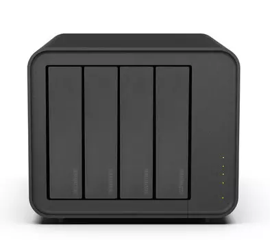 Сетевой накопитель (NAS) TerraMaster F4-424, 4x2.5"/3.5" SATA3 HDD, 2xM.2-PCI-E, 2x2.5Гбит/c, HDMI, 2xUSB 3.X, Intel N95, DDR5 SODIMM 8Gb, 90W, (F4-424)