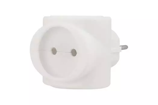 Сетевой разветвитель Rexant 11-1064 3-розетки, 6А, б/з, белый (11-1064)