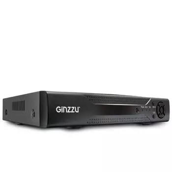 Сетевой видеорегистратор (NVR) Ginzzu HP-410, каналов: 4, отсеков HDD: 1, IP, PoE портов: 4