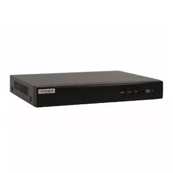 Сетевой видеорегистратор (NVR) HiWatch Value DS-N316/2P(D), каналов: 16, отсеков HDD: 2, IP, PoE портов: 16 (DS-N316/2P(D))