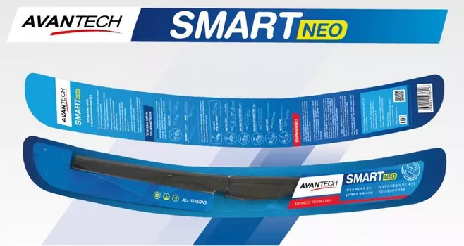 Щетка стеклоочистителя бескаркасная Avantech SN12 30 см, 12", 1 шт., 2 адаптера (SN12)