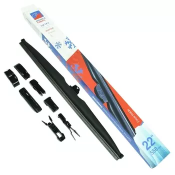 Щетка стеклоочистителя каркасная Double Force DFW22 55 см, 22", зимняя, 1 шт. (DFW22)