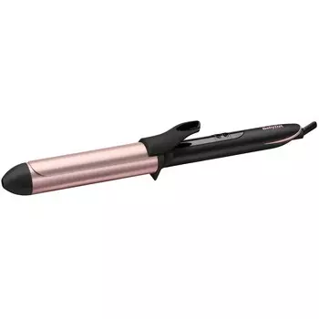 Щипцы Babyliss C452E, 210°C, 56 Вт, кварц/керамика покрытие, режимов: 6, петля для подвешивания, 2.5 м, черный/розовый
