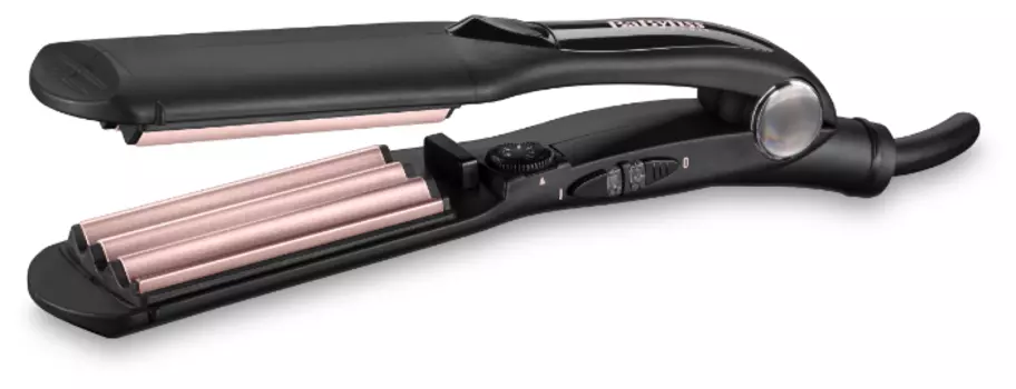 Щипцы-гофре Babyliss 2165 CE, 210°C, турмалиновая керамика покрытие, 10 режимов, 1.8м, черный