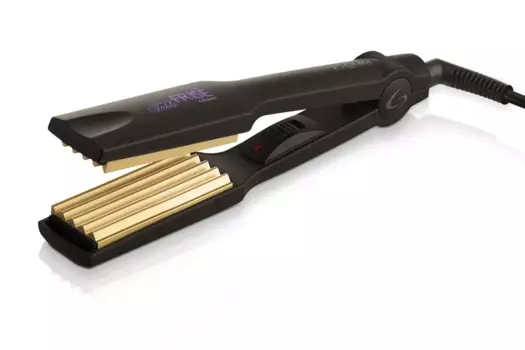 Щипцы-гофре Ga.Ma FABLE FRISE, 210°C, 50 Вт, керамика покрытие, режимов: 1, 3 м, золотистый/черный ( GI2080)
