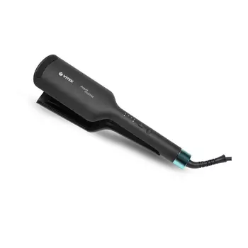Щипцы-гофре Vitek Aquamarine VT-2380, 200°C, 100 Вт, керамическое покрытие, режимов: 3, петля для подвешивания, 1.8 м, черный (VT-2380)