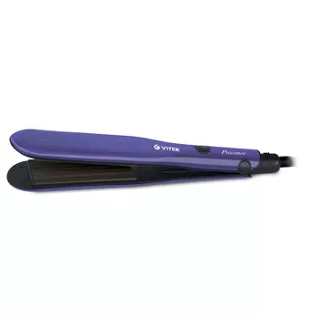 Щипцы-гофре Vitek Provence VT-2525, 210°C, 52 Вт, керамическое покрытие, 1.75 м, фиолетовый (VT-2525)
