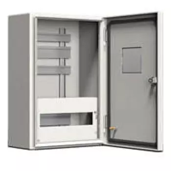 Щит распределительный ЩКН-3/9, навесной, металл, 4 ряда/9 модулей, серый, IP 54 ASD-electric (МС.19.54.12)