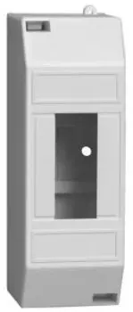 Щит распределительный ЩРн-П-2, навесной, пластик, 1 ряд/2 модуля, без дверцы, белый, IP 30 IEK (MKP31-N-02-30-252)