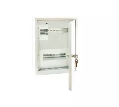 Щит учетно-распределительный TDM ЩУРН-1/12Э, настенный, 280x360x110мм, замок, IP31, светло-серый (SQ0905-0046)