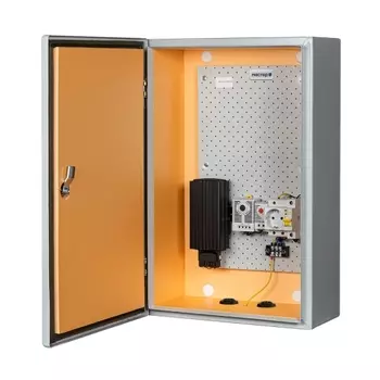 Шкаф с монтажной панелью 56 см x 36 см x 19 см, IP66, УТ-Г, замок с ключом, серый, Телеком-Мастер Мастер 3 УТ-Г (Мастер 3 УТ-Г)