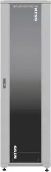 Шкаф серверный напольный 22U 600x600 мм, стекло/металл, серый, NTSS ПРЕМИУМ NTSS-R22U6060GS (NTSS-R22U6060GS)