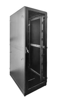 Шкаф серверный напольный 36U 600x1000 мм, перфорация/металл, черный, разборный, ЦМО ШТК-М-36.6.10-44АА-9005 (ШТК-М-36.6.10-44АА-9005)